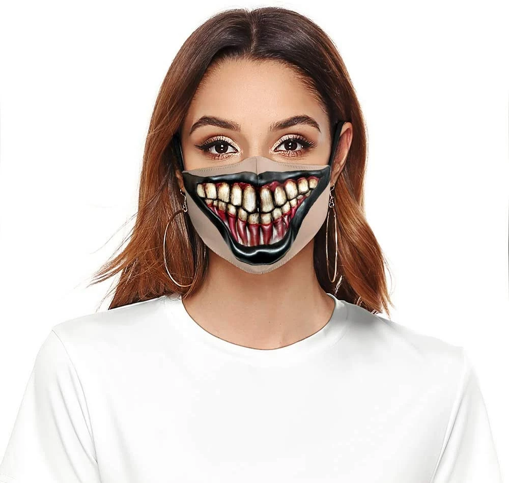 My Fancy Dress Monster Mouth Face Mask Halloween 3 My Fancy Dress Monster Mouth Face Mask Halloween
