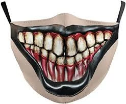 My Fancy Dress Monster Mouth Face Mask Halloween 5 My Fancy Dress Monster Mouth Face Mask Halloween