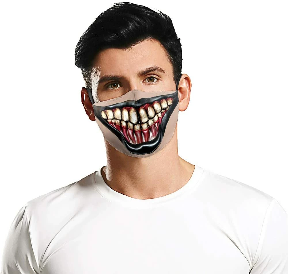 My Fancy Dress Monster Mouth Face Mask Halloween 4 My Fancy Dress Monster Mouth Face Mask Halloween