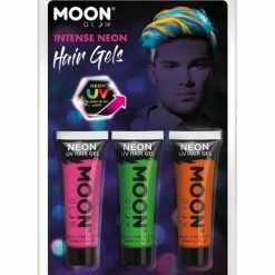 Moonglow Moon Glow UV Hair Gel Pink Green Orange Kit
