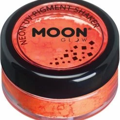 Moonglow Moon Glow Neon UV Glitter Shaker Orange Facepaints & FX