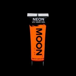 Moonglow Costume Accessories Moon Glow 20ml Neon UV Hair Gel Orange