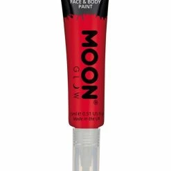 Moonglow Moon Glow Intense Red Neon UV Face Paint 15ml