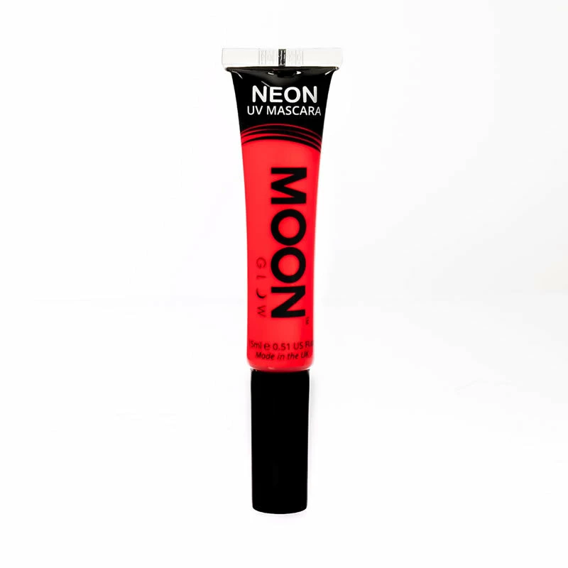 Moonglow Costume Accessories Moon Glow 15ml Neon UV Mascara Red 3 Moonglow Costume Accessories Moon Glow 15ml Neon UV Mascara Red