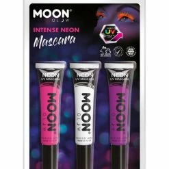 Moonglow Moon Glow Neon UV Mascara Pink White Purple Costume Accessories