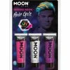 Moonglow Costume Accessories Moon Glow UV Hair Gel Pink White Purple Kit 1 Moonglow Costume Accessories Moon Glow UV Hair Gel Pink White Purple Kit