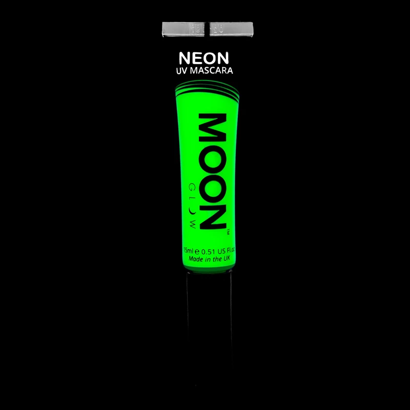 Moonglow St Patrick's Day Costumes Moon Glow 15ml Neon UV Mascara Green 4 Moonglow St Patrick's Day Costumes Moon Glow 15ml Neon UV Mascara Green