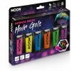 Moonglow Costume Accessories Moon Glow UV Neon Hair Gel Boxset