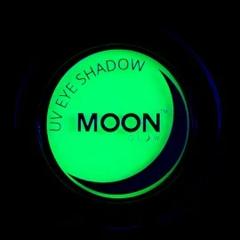 Moonglow Moon Glow 3.5g UV Neon Eye Shadow Green St Patrick's Day Costumes 3 Moonglow Moon Glow 3.5g UV Neon Eye Shadow Green St Patrick's Day Costumes