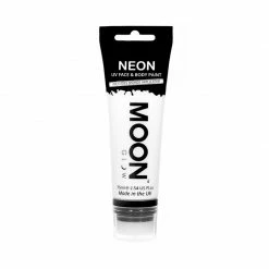 Moonglow Moon Glow 75ml Neon UV Face & Body Paint White 5 Moonglow Moon Glow 75ml Neon UV Face & Body Paint White