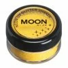 Moonglow Moon Glow UV Glitter Shaker Golden Yellow Facepaints & FX