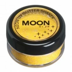 Moonglow Moon Glow UV Glitter Shaker Golden Yellow Facepaints & FX