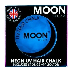 Moonglow Moon Glow 3.5g UV Neon Hair Chalk Intense Blue Facepaints & FX