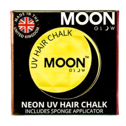 My Fancy Dress Moon Glow 3.5g UV Neon Hair Chalk Intense Yellow