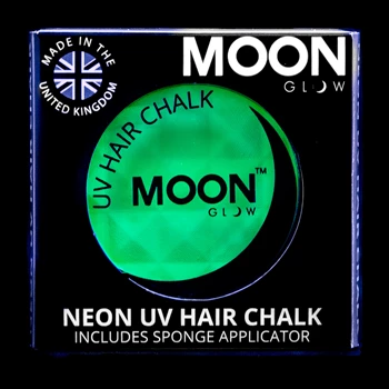 Moonglow St Patrick's Day Costumes Moon Glow 3.5g UV Neon Hair Chalk Intense Green 4 Moonglow St Patrick's Day Costumes Moon Glow 3.5g UV Neon Hair Chalk Intense Green