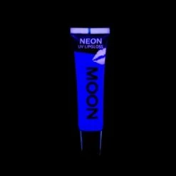 My Fancy Dress Costume Accessories Moon Glow 15ml Neon UV Lip Gloss Blue