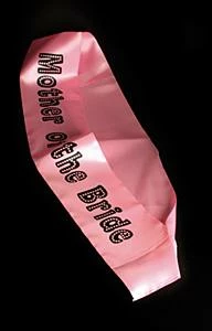 My Fancy Dress Mother Of The Bride Pink Sash Party Supplies 3 My Fancy Dress Mother Of The Bride Pink Sash Party Supplies
