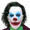 Fiestas Guirca Mr Smile Joker Mask With Hair