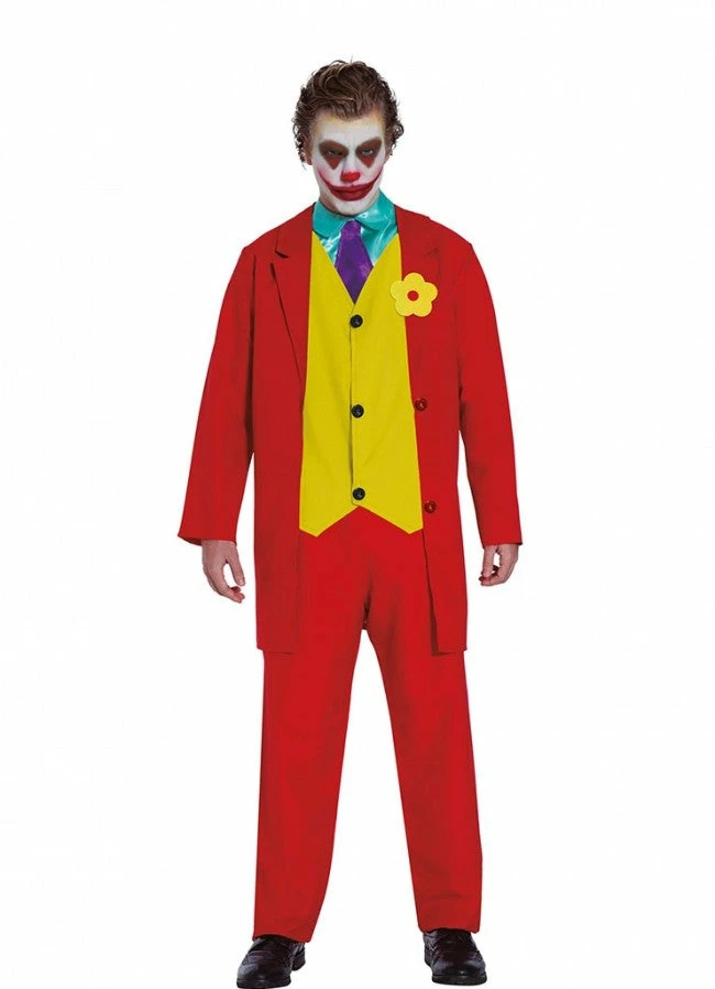 Fiestas Guirca Mr Smile Joker Costume Adult 3 Fiestas Guirca Mr Smile Joker Costume Adult