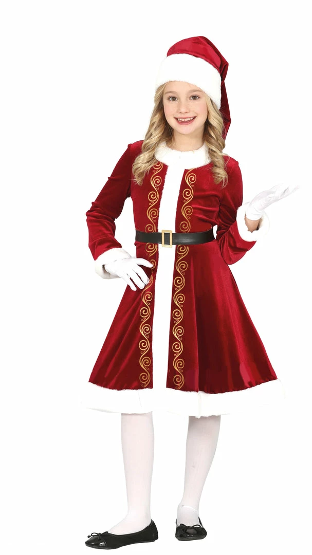 Fiestas Guirca Mrs Claus Festive Costume Child's Christmas Costumes 3 Fiestas Guirca Mrs Claus Festive Costume Child's Christmas Costumes