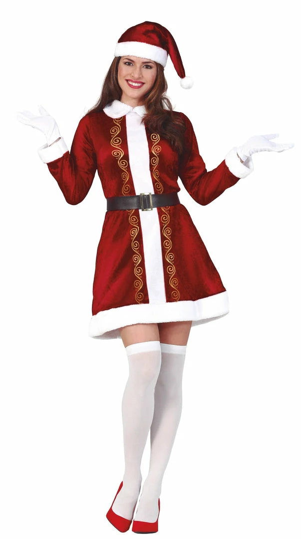 Fiestas Guirca Christmas Costumes Mrs Claus Festive Costume Women's 3 Fiestas Guirca Christmas Costumes Mrs Claus Festive Costume Women's