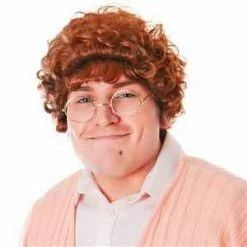 My Fancy Dress Mrs Mop Brown Wig TV & Film