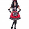 Widmann Halloween Day Of The Dead Sugar Skull Costume Child's 1 Widmann Halloween Day Of The Dead Sugar Skull Costume Child's