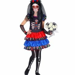 Widmann Mujer Dia De Los Muertos Costume Child's