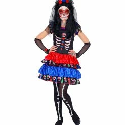 Widmann Mujer Dia De Los Muertos Costume Child's
