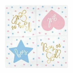 Partydecor Napkins Boy Or Girl Gender Reveal
