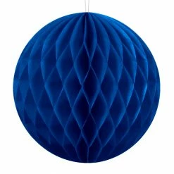 Partydecor Navy Blue Honeycomb Party Decoration 10cm