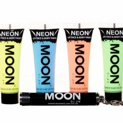 Moonglow Moon Glow Pastel UV Face Paint Giftset Facepaints & FX 5 Moonglow Moon Glow Pastel UV Face Paint Giftset Facepaints & FX