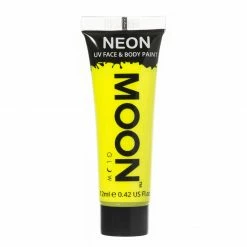 Moonglow Moon Glow 12ml Intense Neon UV Face Paint Yellow Costume Accessories