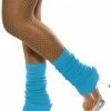 Smiffy's Neon Blue 1980's Leg Warmers