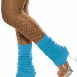 Smiffy's Neon Blue 1980's Leg Warmers