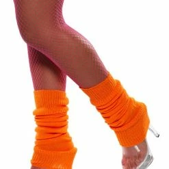 Smiffy's Neon Orange Leg Warmers