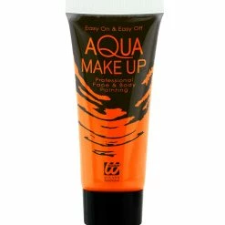 Widmann Costume Accessories Neon Paint Aqua Face And Body Paint 30ml Orange