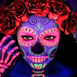 Widmann Facepaints & FX Neon Paint Aqua Face And Body Paint 30ml Pink