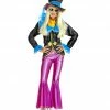 Wicked Neon Reggae Hippie Costume Ladies