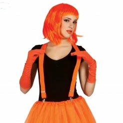 Fiestas Guirca Neon Orange Braces 1980's