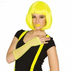 Fiestas Guirca Neon Yellow Braces 1980's