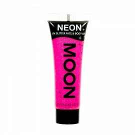 My Fancy Dress Costume Accessories Moon Glow 12ml Glitter Gel UV Hot Pink 3 My Fancy Dress Costume Accessories Moon Glow 12ml Glitter Gel UV Hot Pink