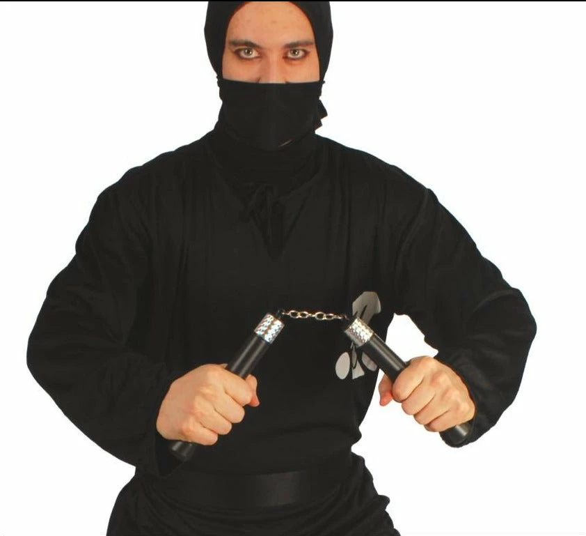 Fiestas Guirca Ninja Costumes Ninja Nunchuk's 3 Fiestas Guirca Ninja Costumes Ninja Nunchuk's