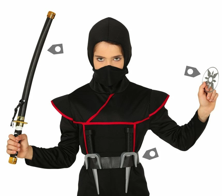 Fiestas Guirca Ninja Costumes Ninja Sword Accessory Set 3 Fiestas Guirca Ninja Costumes Ninja Sword Accessory Set