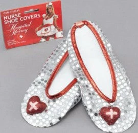 My Fancy Dress Nurse Shoe Covers Uniform Costumes 3 My Fancy Dress Nurse Shoe Covers Uniform Costumes
