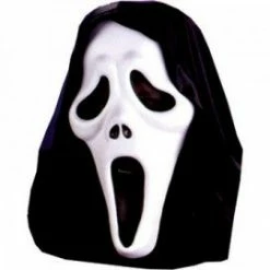 Wicked Official Scream Mask With Shroud