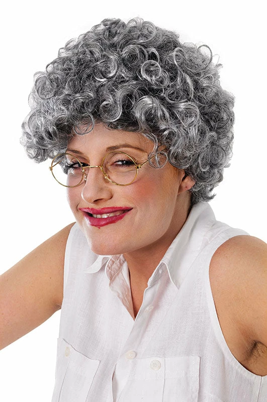 Bristol Old Lady Curly Wig Wigs 3 Bristol Old Lady Curly Wig Wigs