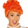 Fiestas Guirca Orange Cavewoman Wig TV & Film