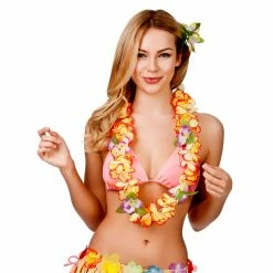 Wicked Orchid Lei - Orange
