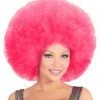 Widmann Oversized Afro Wig Pink 1 Widmann Oversized Afro Wig Pink